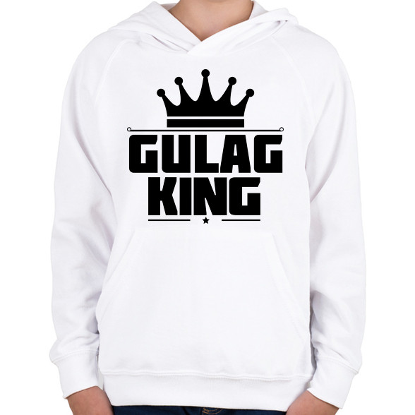 Gulag King-Gyerek kapucnis pulóver