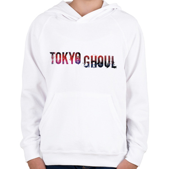 Tokyo Ghoul logo-Gyerek kapucnis pulóver