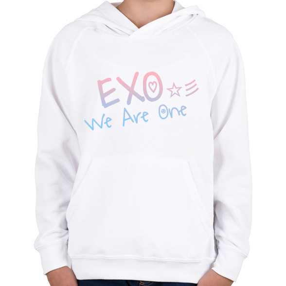 Exo: We are one!-Gyerek kapucnis pulóver