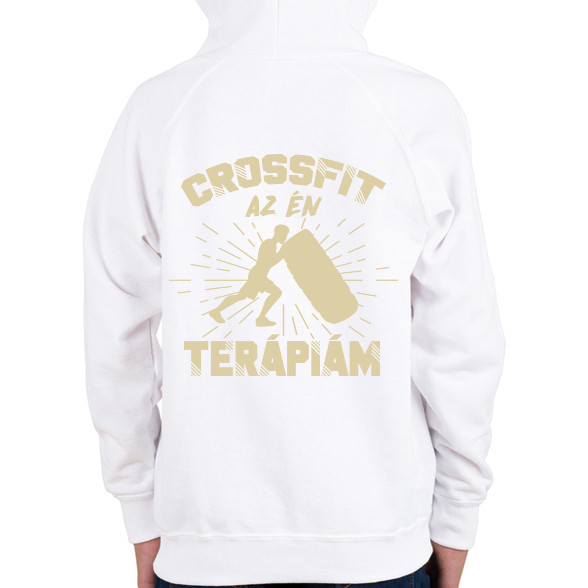 Crossfit az én terápiám-Gyerek kapucnis pulóver