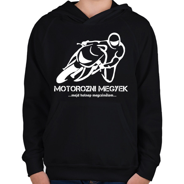 MOTOROZNI MEGYEK-Gyerek kapucnis pulóver