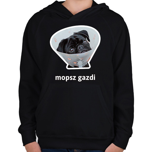 mopsz gazdi 5-Gyerek kapucnis pulóver