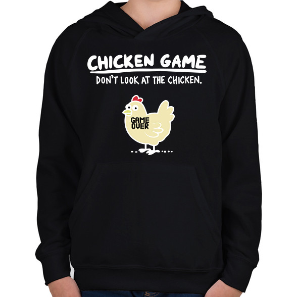 CHICKEN GAME -Gyerek kapucnis pulóver