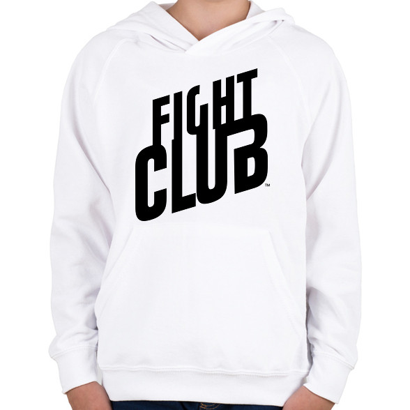 fight club logo-Gyerek kapucnis pulóver