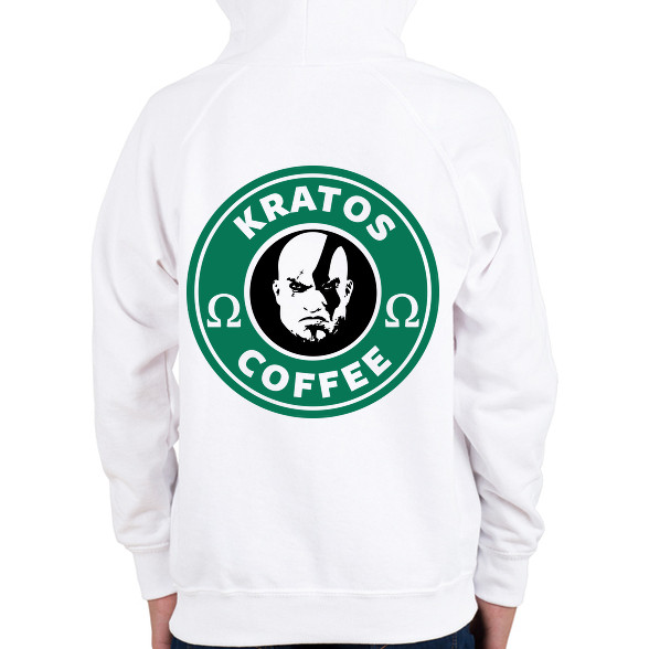 Kratos Coffee-Gyerek kapucnis pulóver