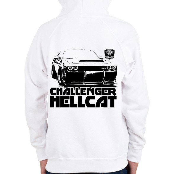 Challenger Hellcat Front-Gyerek kapucnis pulóver