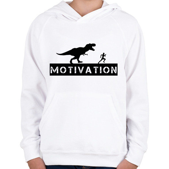 Dinosaur motivation-Gyerek kapucnis pulóver