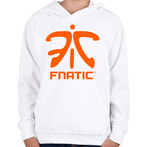 Fnatic logo-Gyerek kapucnis pulóver