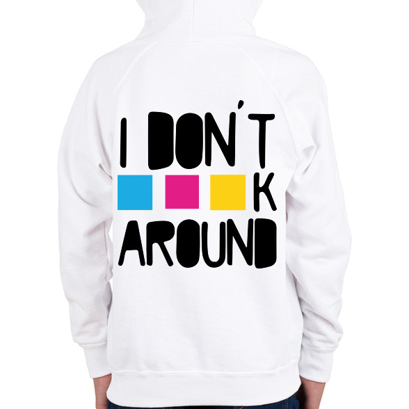 I don't CMYK around-Gyerek kapucnis pulóver