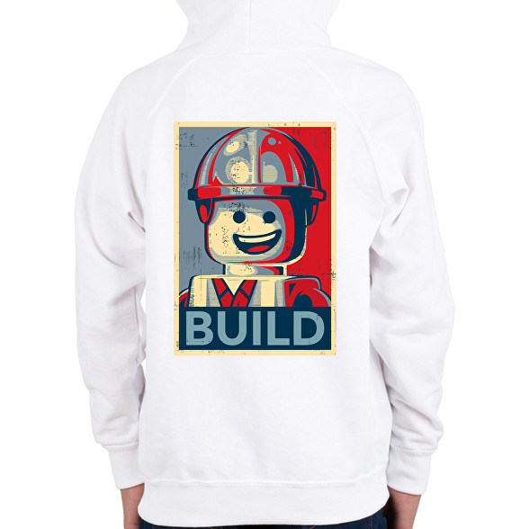 Build it!-Gyerek kapucnis pulóver