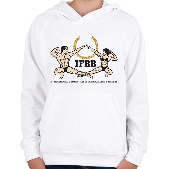 IFBB_logo-Gyerek kapucnis pulóver