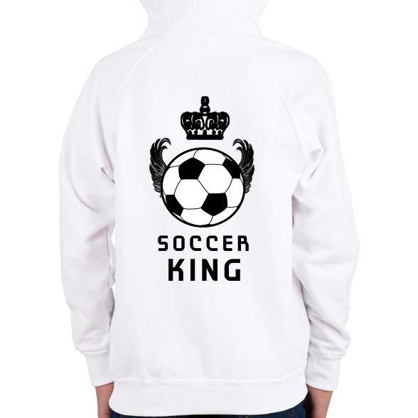 SOCCER KING-Gyerek kapucnis pulóver