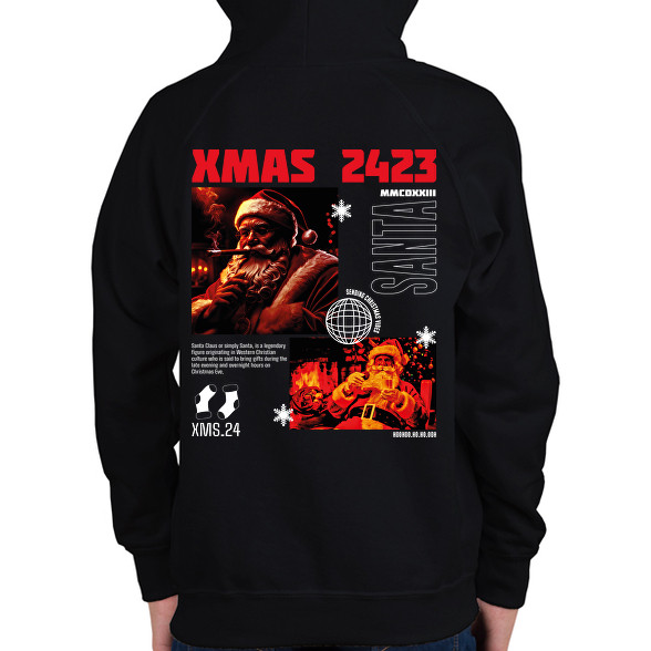 Streetwear xmas-Gyerek kapucnis pulóver