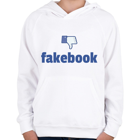 fakebook-Gyerek kapucnis pulóver