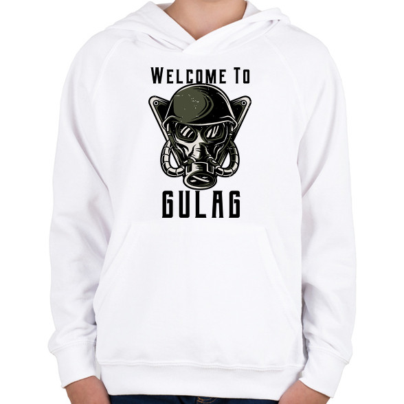 Welcome to Gulag-Gyerek kapucnis pulóver