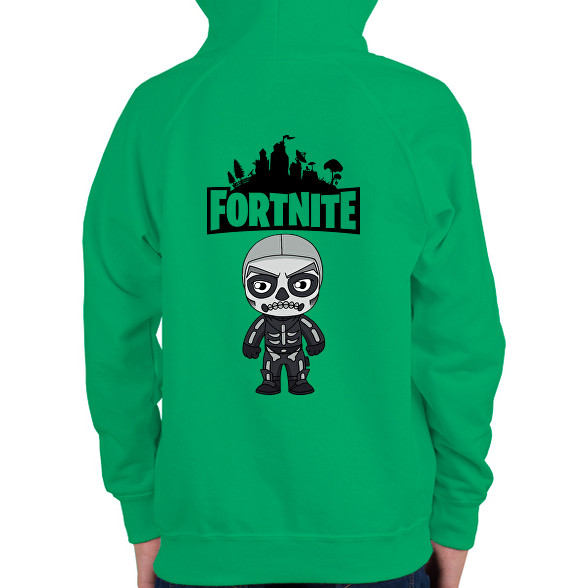 Fortnite Skull trooper-Gyerek kapucnis pulóver