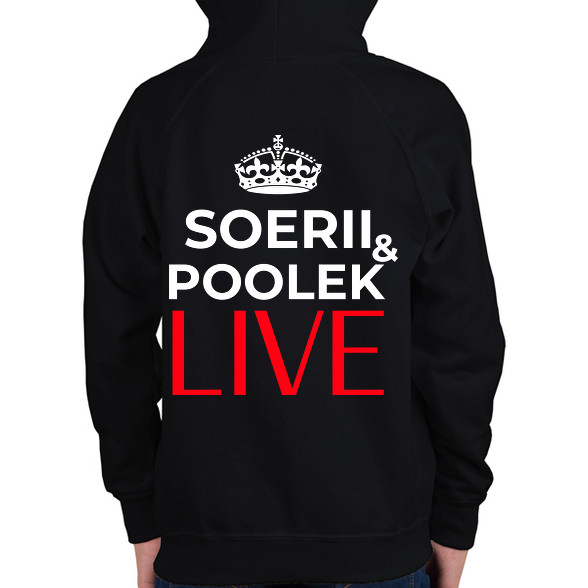 SOERII AND POOLEK LIVE-Gyerek kapucnis pulóver