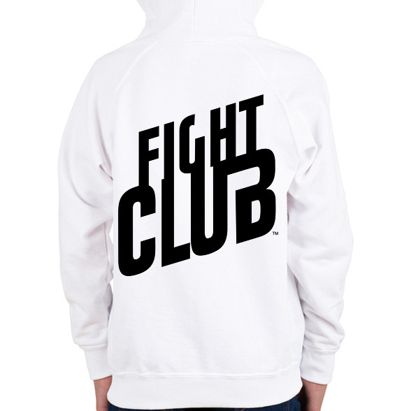 fight club logo-Gyerek kapucnis pulóver