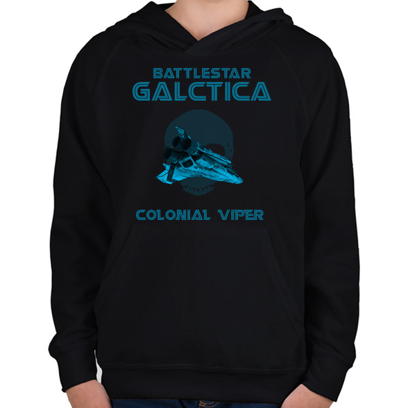 BATTLESTARGALACTICA-VIPER-Gyerek kapucnis pulóver