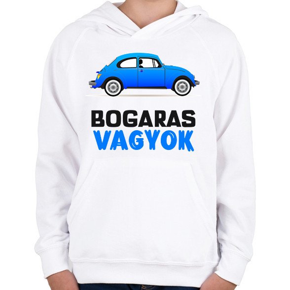 BOGARAS VAGYOK-Gyerek kapucnis pulóver