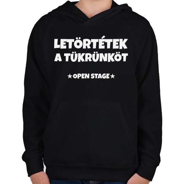 LETÖRTÉTEK A TÜKRÜNKÖT 3-Gyerek kapucnis pulóver