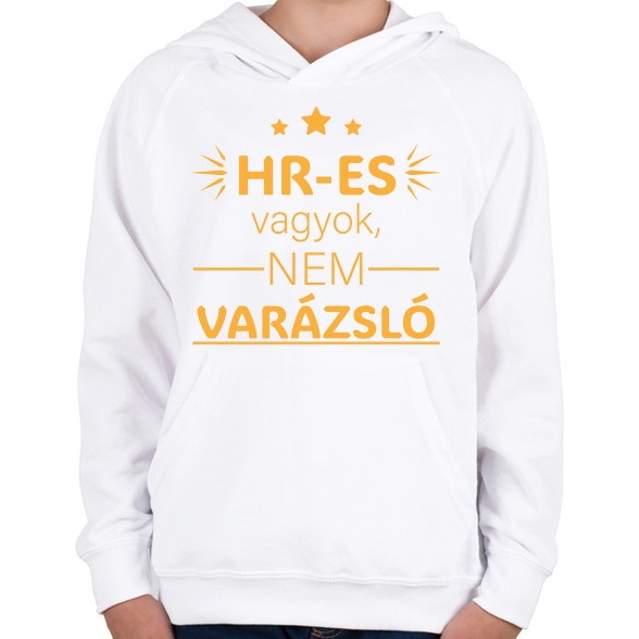 HR-es vagyok-Gyerek kapucnis pulóver