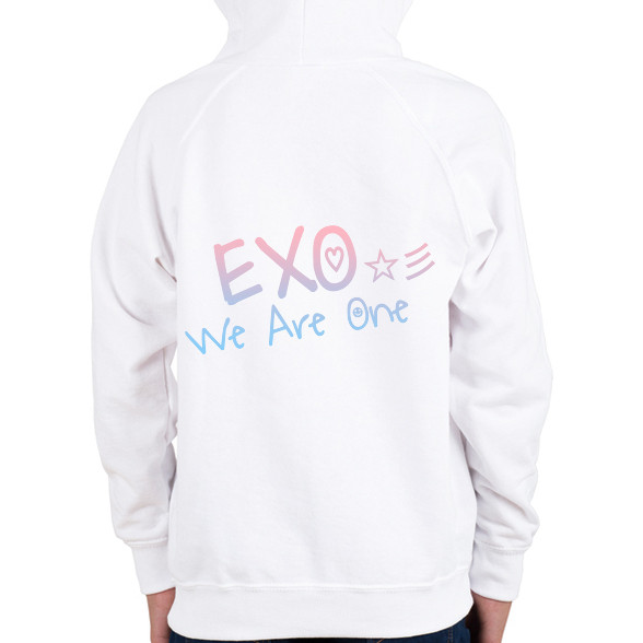 Exo: We are one!-Gyerek kapucnis pulóver