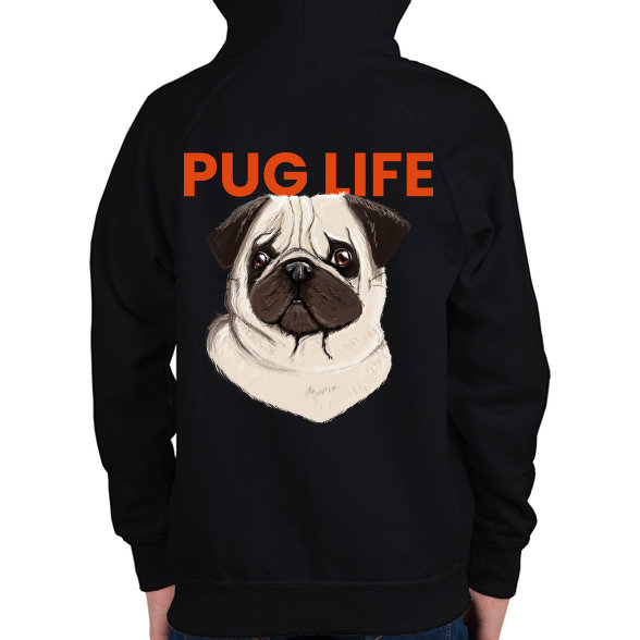 PUG LIFE-Gyerek kapucnis pulóver