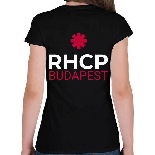 RHCP BUDAPEST 2-Női V-nyakú póló