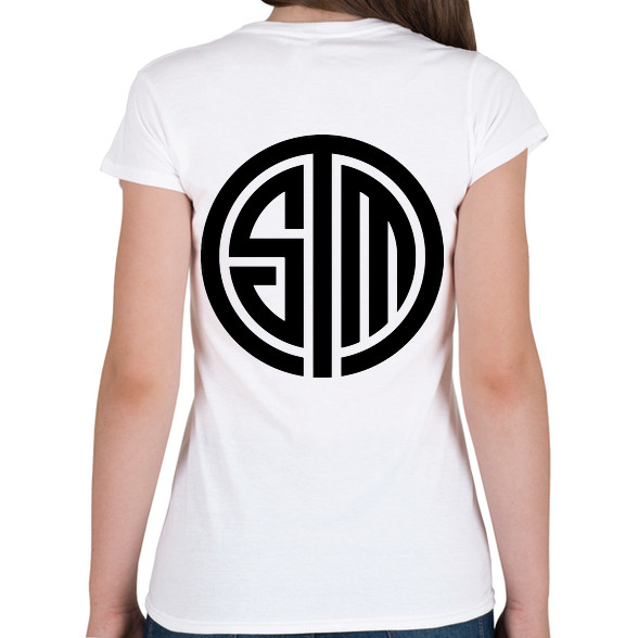 Tsm logo-Női V-nyakú póló