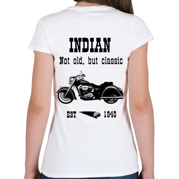 INDIAN MOTORCYCLE-Női V-nyakú póló