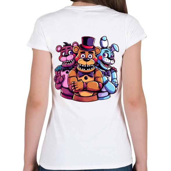 Freddy Fazbear and friends-Női V-nyakú póló