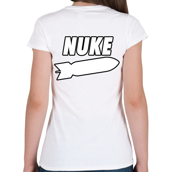 Nuke-Női V-nyakú póló