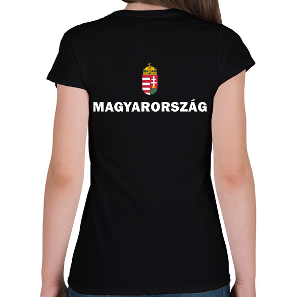 Magyarország-Női V-nyakú póló