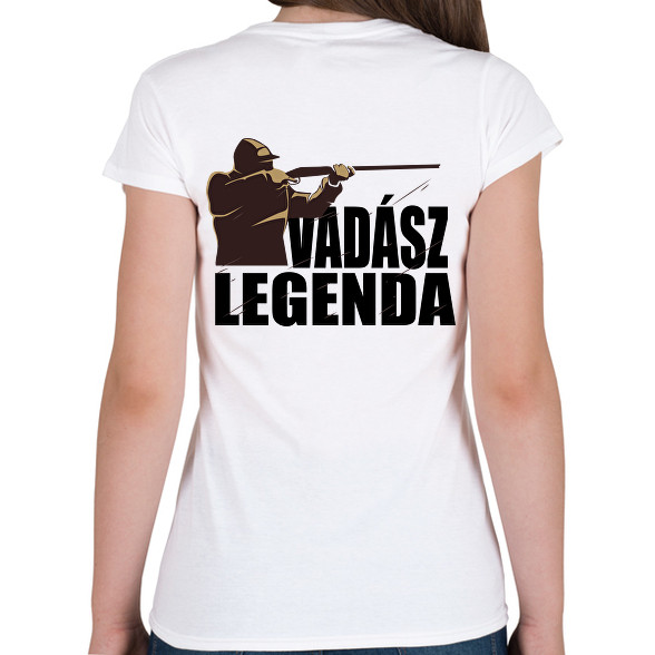 Vadász Legenda-Női V-nyakú póló