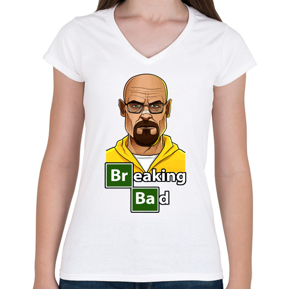 Breaking Bad-Női V-nyakú póló