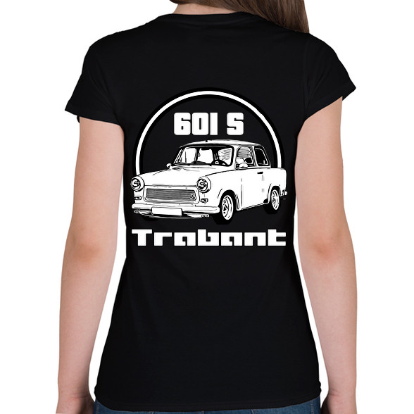 trabant-Női V-nyakú póló