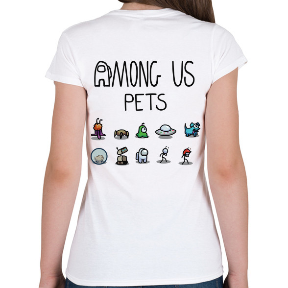 Among us pets-Női V-nyakú póló