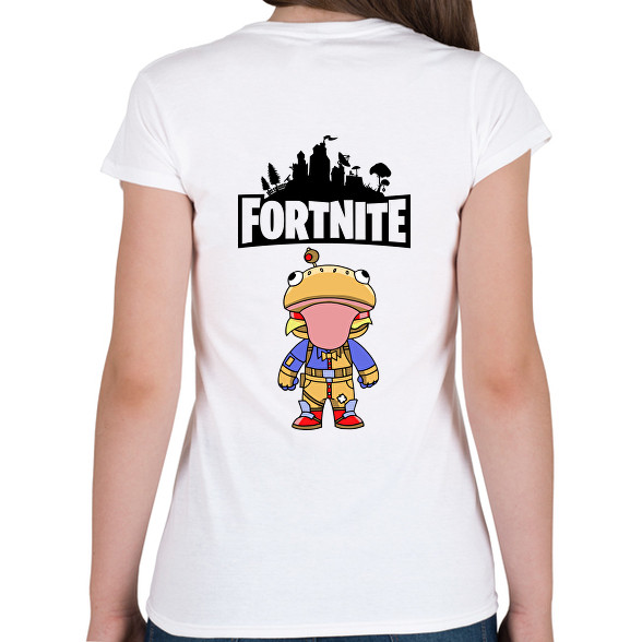 Fortnite Beef Boss-Női V-nyakú póló