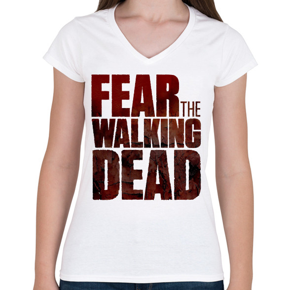 FEAR THE WALKING DEAD-Női V-nyakú póló