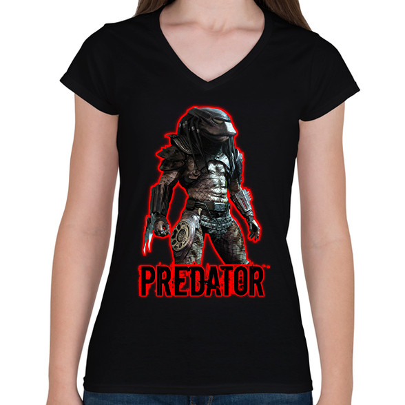 PREDATOR -Női V-nyakú póló