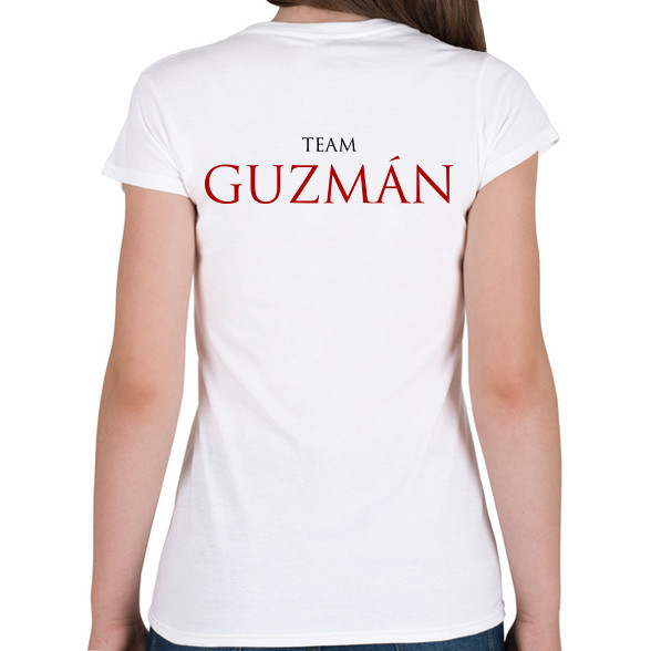 Team Guzmán-Női V-nyakú póló