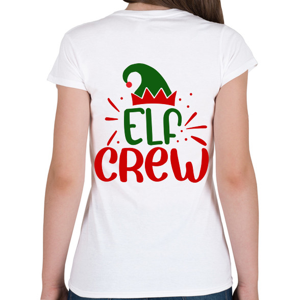 Elf crew-Női V-nyakú póló