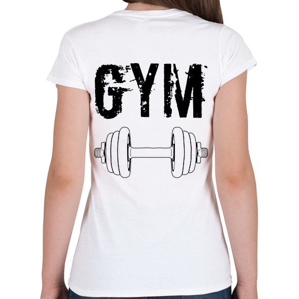 Gym -Női V-nyakú póló