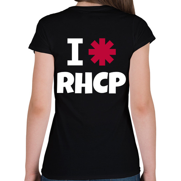 I LOVE RHCP 2-Női V-nyakú póló