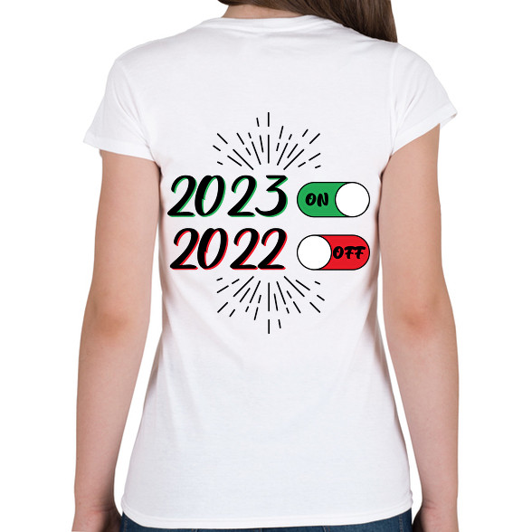 2023 - ON-Női V-nyakú póló