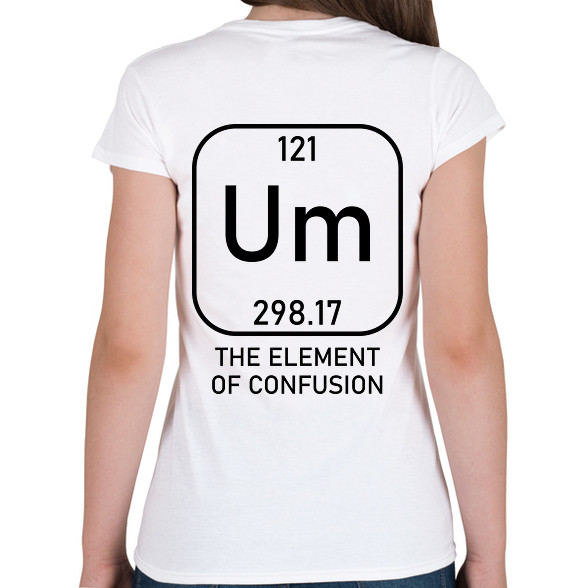 Um - the element-Női V-nyakú póló