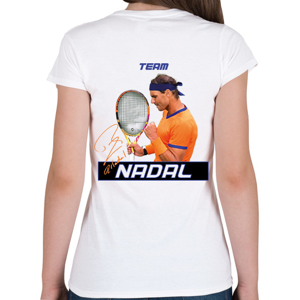 Team Nadal-Női V-nyakú póló