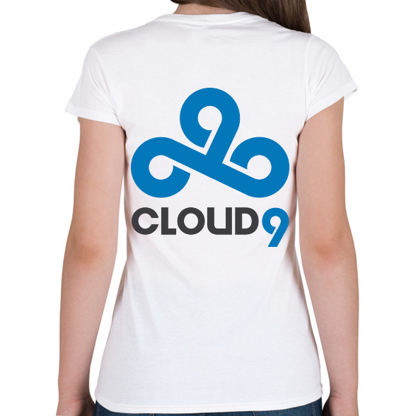 Cloud9 logo-Női V-nyakú póló