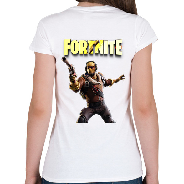 Raptor Fortnite-Női V-nyakú póló